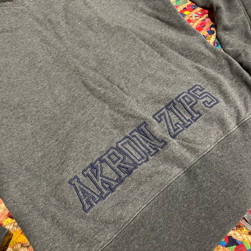 Nike Charcoal University of Akron Zips Full-Zip Hoodie - Picture 4 of 4